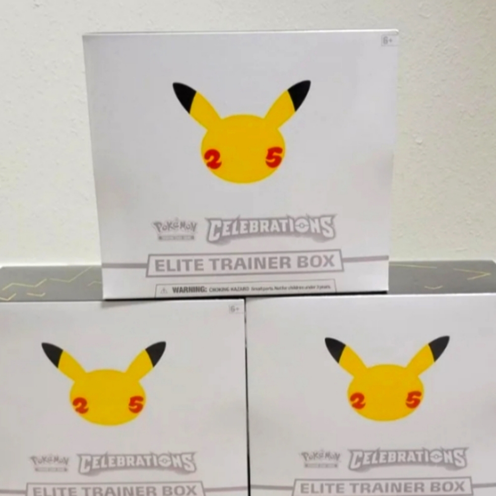 Pokemon TCG Elite Trainer box 25th celebrations